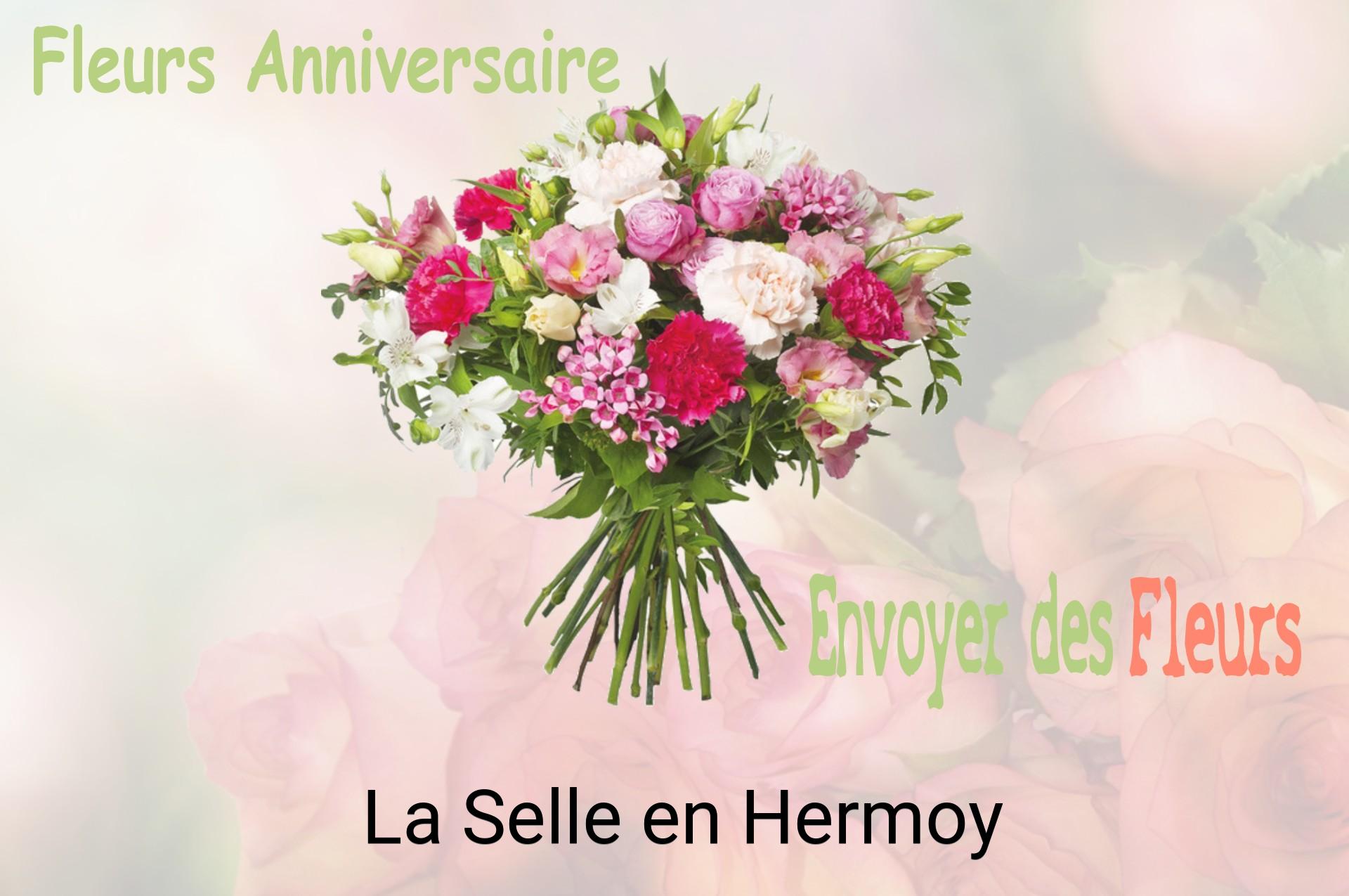 Bouquet de fleurs d’anniversaire livré à La Selle-en-Hermoy