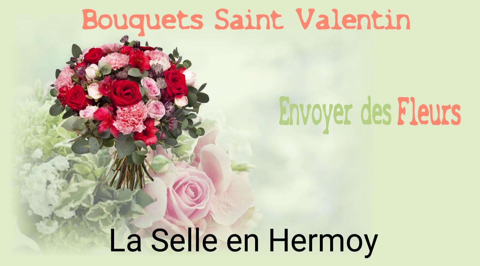Roses de Saint-Valentin livrées à La Selle-en-Hermoy